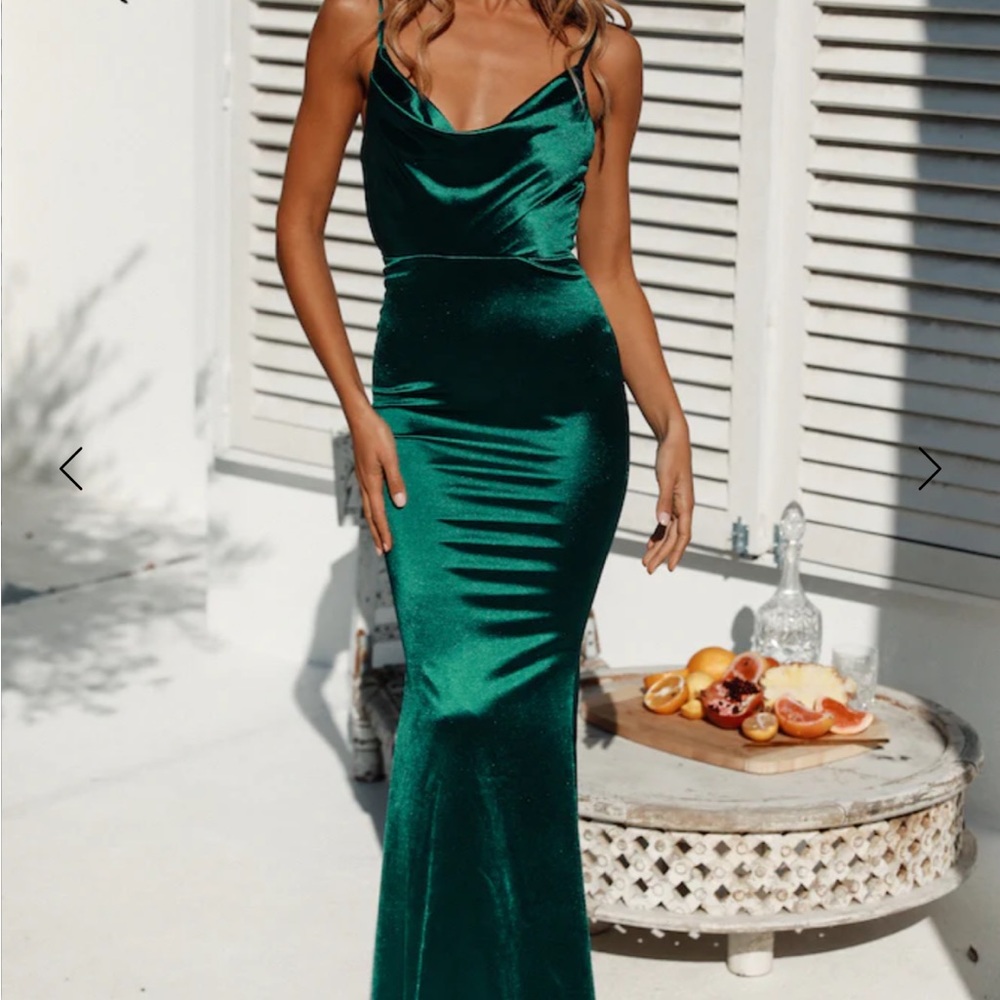 TEST OF TIME MAXI DRESS GREEN- L